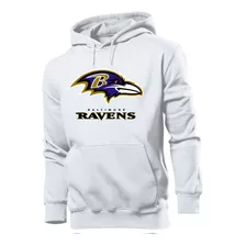 Blusa Moletom Canguru Casaco Ravens Futebol Americano