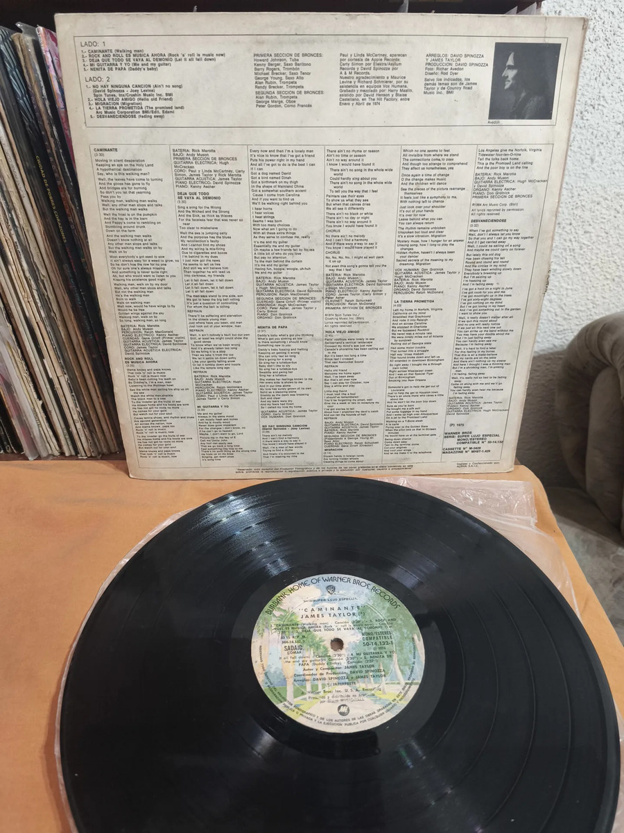 James Taylor - Caminante - vinilo 1974