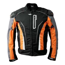 Chamarra Moto Immortale Confort Z Naranja Con Protecciones