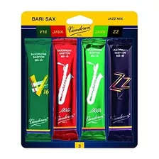 Vandoren Srmixb3 Bari Sax Jazz Mezcla En La Tarjeta Reed Inc