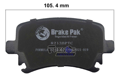 Pastilla Freno Del Brake Pak Para Volkswagen Beetle Foto 6