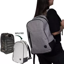 Mochila Sentinela 20l Reversível Cinza/multic Black Br Force Cor Cinza E Camuflado Desenho Do Tecido Liso