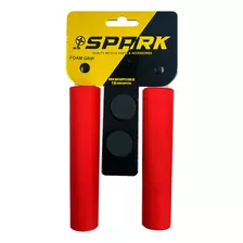Mangos De Bicicleta Mtb Spark Rojo Silicona Puños Cómodos