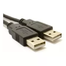 Cable Usb 2.0 Macho Macho 1.5 Metros Con Filtro Color Negro