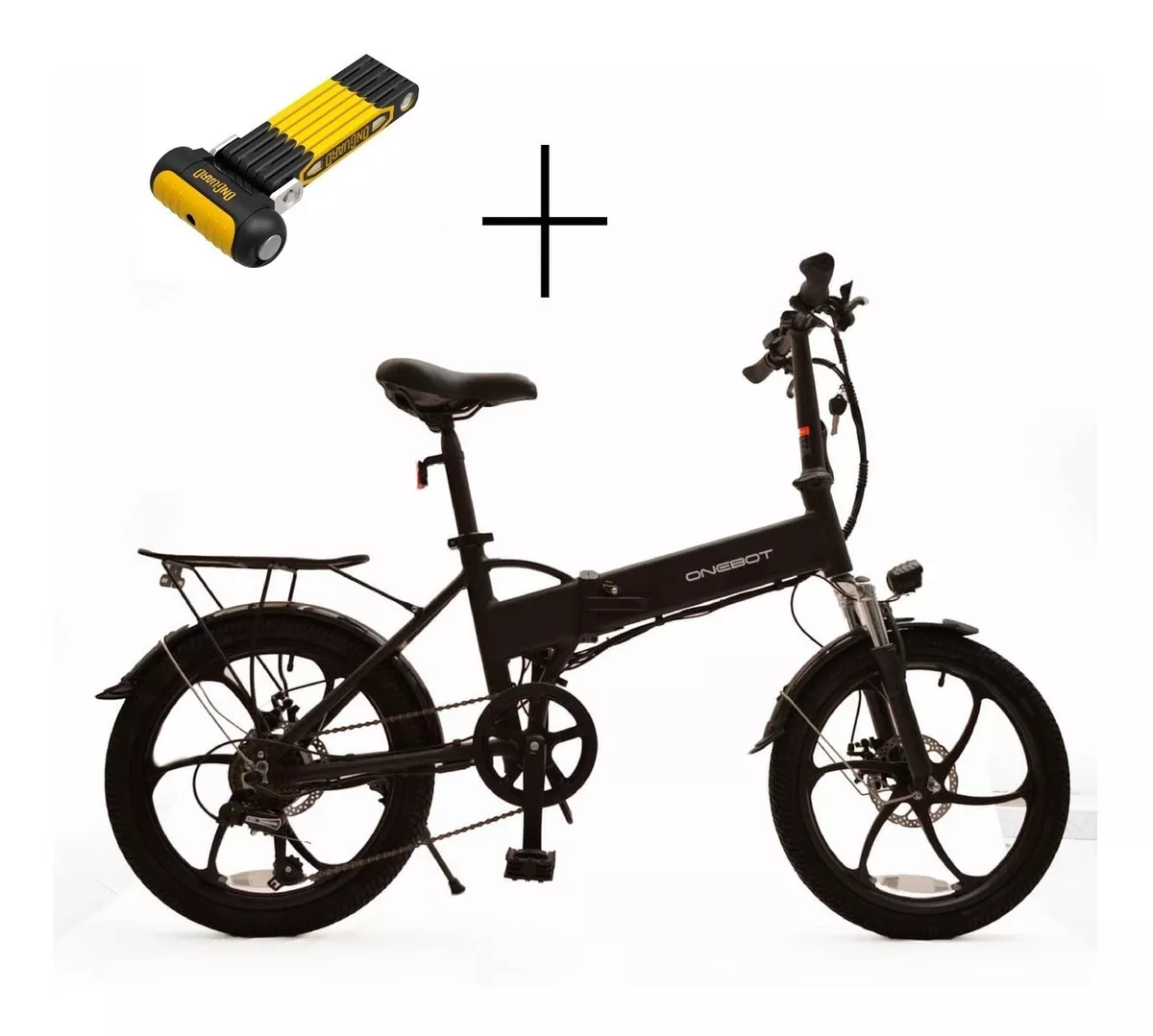 Bicicleta Eléctrica Onebot T6 Bicicleta Plegable + Candado 