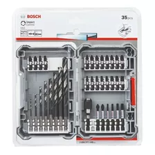 Set Brocas Para Metal Hex Bosch Puntas Impact X 35 Un