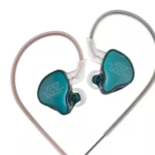 Auriculares In Ear Kz Acoustics Edcx S/mic Cian Monitoreo Color De La Luz Sin Luz