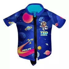 Colete Praia Infantil Piscina Uv50 Flutuador Criança Prolife