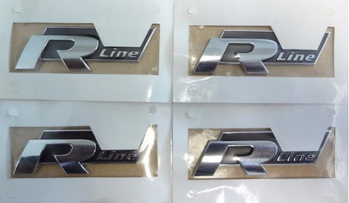 Emblema Nuevo Volkswagen R Line R-line Golf Beetle Original Foto 5