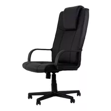 Silla Ejecutiva Ergonómica Para Escritorio, Ideal Oficina Color Negro Material Del Tapizado Tela