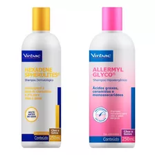 1 Allermyl Glyco Shampoo 250ml + 1 Hexadene Shampoo 250ml