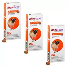 3 Bravecto De 4,5 A 10kg Antipulgas Original Envio Imediato 