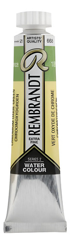Acuarelas Pomo Profesional X 10 Ml Rembrandt Serie 2 668 Verde Oxido De Cromo