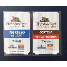 2 Ingressos Colecionáveis. 9 De 9.