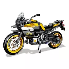 Miniatura Bmw Gs850 F 850 Gs 1:8 Plástico 781 Piezas 40 Años