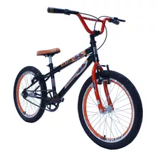 Bicicleta Infantil Aro 20 Com Rodinhas - Bmx Freestyle Cor Preta Tamanho Do Quadro A Partir De 7 Anos