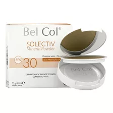 Bel Col Pó Compacto Mineral Fps30 Areia Intenso Solectiv 12g