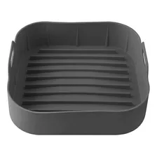 Forma De Silicone Quadrada Fritadeira Air Fryer 20 Cm