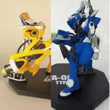  2 Figuras Evangelion Type 00 F Blue/ Yellow (novo Lacrado)