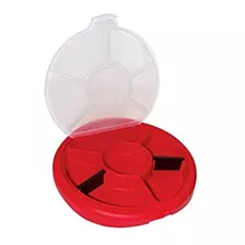 Organizador Para Asiento De Cubo Piezas Pequeñas Color Rojo