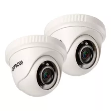 Kit 2 Câmeras 4 Tecnologias Infra Dome Lente 3,6mm Citrox