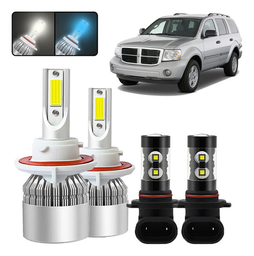 Foto de Kit De Focos Led H13 9145 Para Dodge Durango 2007 2008 2009