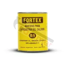 Cemento De Contacto 51 - 1lt - Para Aparar - Fortex