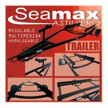 Trailer Seamax Multimedida Hasta 4,9 Mts Y 650 Kg Base Lcm