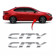 Par Escrita Friso Adesivo Lateral Honda City