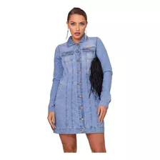 Casaco Jeans Revanche Trench Parka Estilo Vestido Niceia Sty