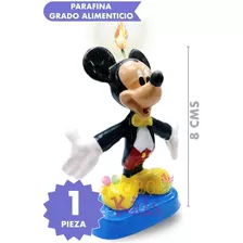 Vela Pastel Mickey Mouse Artículo Fiesta Decoración - Mic0h1