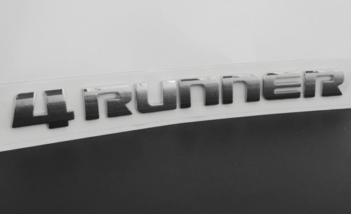 Emblema Trasero Para Toyota 4runner Gris/negro/cromo Foto 9