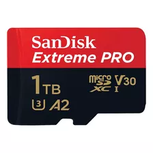 Sandisk Micro Sdxc Extreme Pro C10 U3 170mb/s 4k A2 1tb