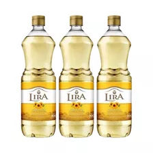 Aceite De Girasol Botella X 900 Ml Lira ( Pack X3 Unidades)