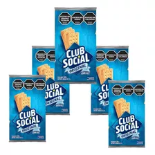 Club Social 5 Pack X 6 Paquetes Sabor Original 