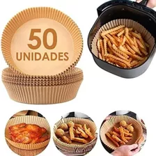 Forro De Papel Airfryer Anti Aderente 50 Unidades