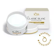 Gel Led Uv Alongamento Unhas Classic Blanc Pote 24g Vòlia Cor Branco