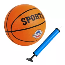 Bola De Basquete Tamanho Peso Oficial Numero 7 + Bomba Bola