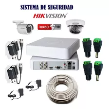 Sistema De Seguridad Hikvision 2 Cámaras Hd 1080p Icb Techs