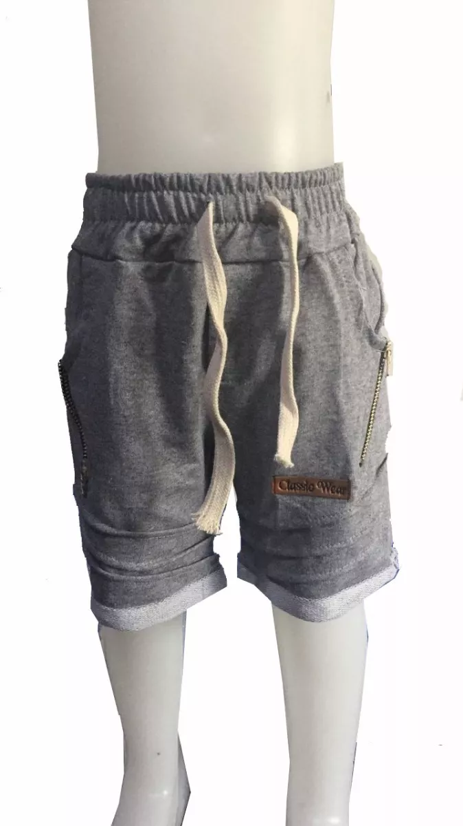 Bermuda Niño Algodón Rustico Pantalon Corto Verano Short