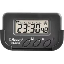 Reloj Digital Kenko Autoadhesivo Tablero Auto Cronometro
