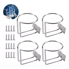 4 Pcs Portavasos Botes, Soportes De Acero Inoxidable Pr...