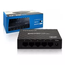 Adaptador Hub Switch P/ Redes Comp. 5 Portas 10/100/1000mbps