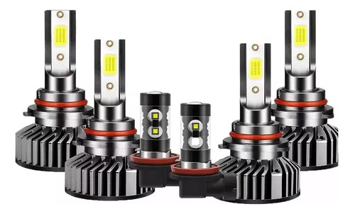 Kit De Faros Led 9005 9006 Y Luces Antiniebla H11, 6000 K