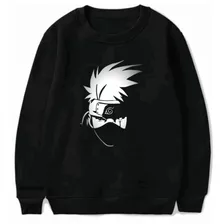 Moletom Blusa De Frio Kakashi Hatake Naruto Anime Sem Capuz