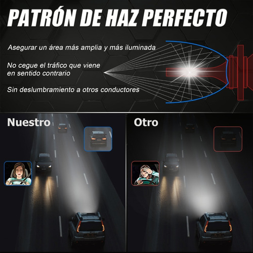 Kit Focos Luces Led H11 H7 9005 9006  Altas O Bajas K5 Csp  Foto 4