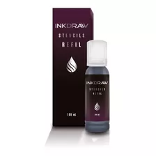 Tinta Inkdraw Tattoo Decalque 100ml Tinta C/ Bico Aplicador