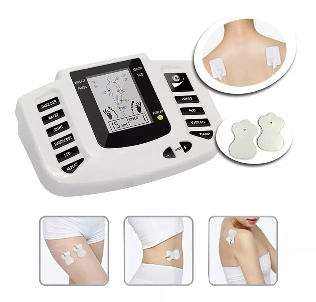 Aparelho Para Fisioterapia Digital Massagem Eletrochoque 