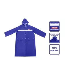 Impermeable Tipo Poncho Lluvia Pvc Reflectivo Emtop