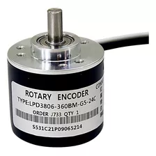 Encoder Incremental Rotativo 360 Pulsos 6mm Dc5/24v